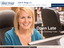 Tablet Screenshot of idealimagedentistry.com